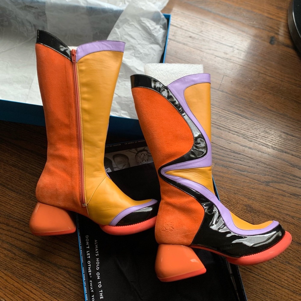 John Fluevog Warhol boots.